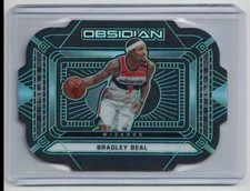 2020-21 Panini Obsidian Eclipse Electric Etch Green Bradley Beal #25/25