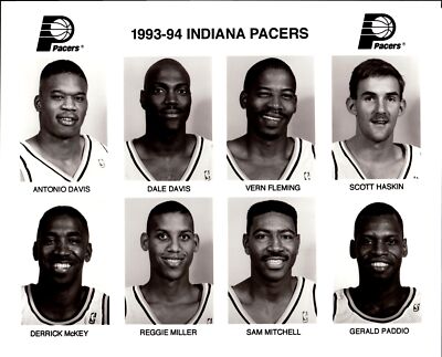 Vintage Press Photo Basketball NBA 1993-94 Indian Pacers Reggie