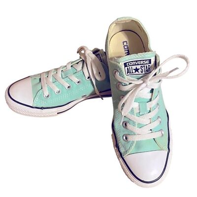 Converse chuck taylor all stars low rise turquoise sneakers