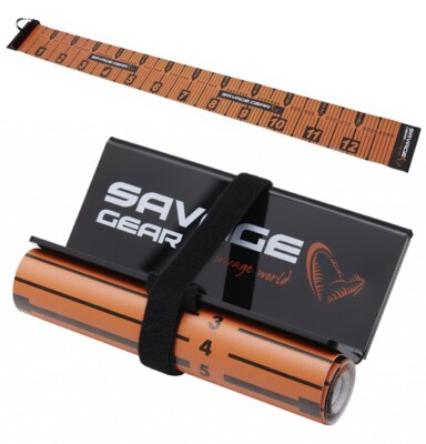 Savage Gear Measure Up Roll 130 x 13cm Fish Scale Tape Fisch Maßband Mess Matte