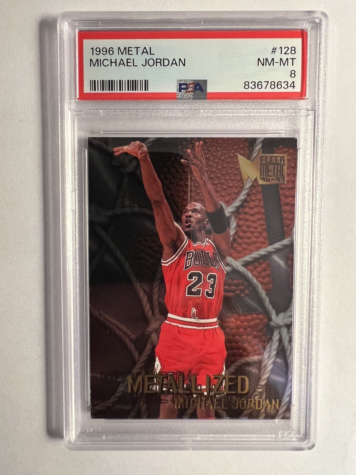 Michael Jordan 1996 Metal #128 Metallized Price Guide - Sports
