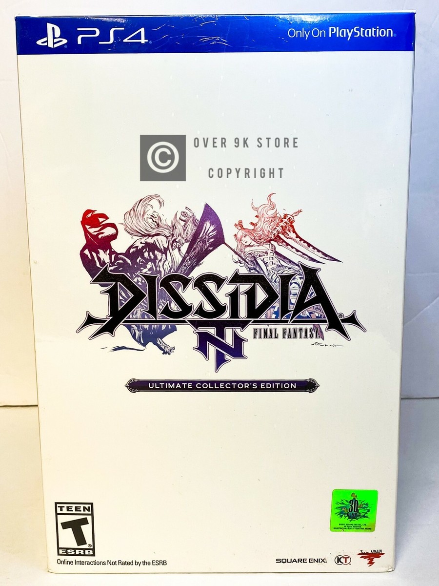 【非売品】DISSIDIA FINAL FANTASY NT 告知ポスタ 激レア Dissidia Final Fantasy NT: Ultimate Collector's Edition