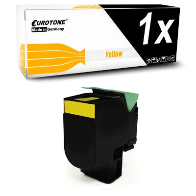 EUROTONE Toner GELB XXL für Lexmark CS-310-dn CS-310-n CS-510-dte CS-410-dn CS-410-dtn
