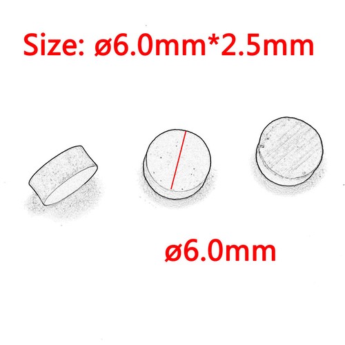 100pcs/pack Acrylic 6.0mm Guitar Fingerboard Dot Inlay Dots Position Markers - Photo 10/10