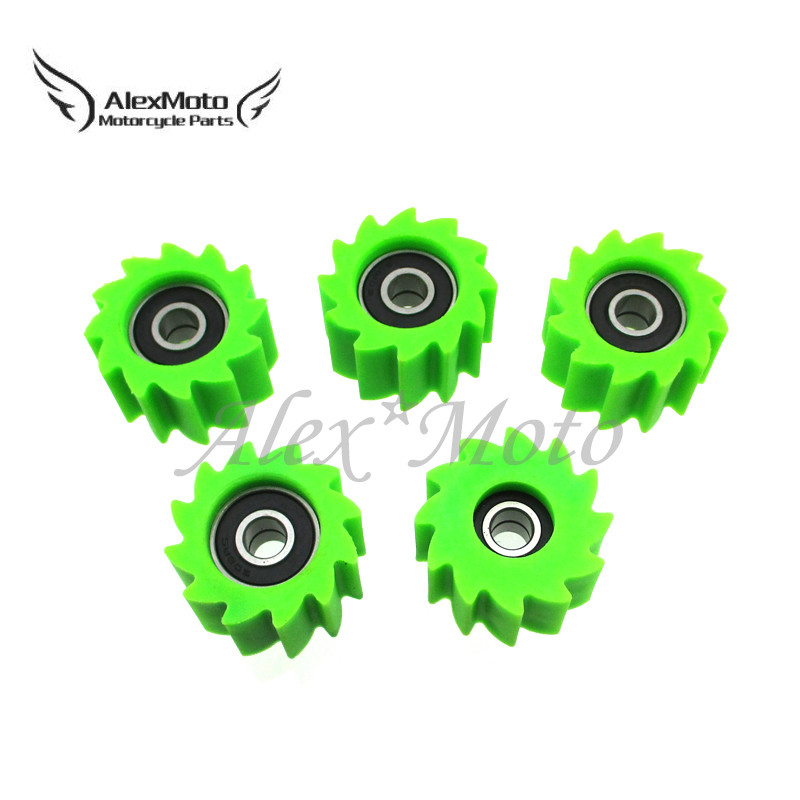 Chain Roller Tensioner Pulley Wheel Guide For Kawasaki KX250F KX450F