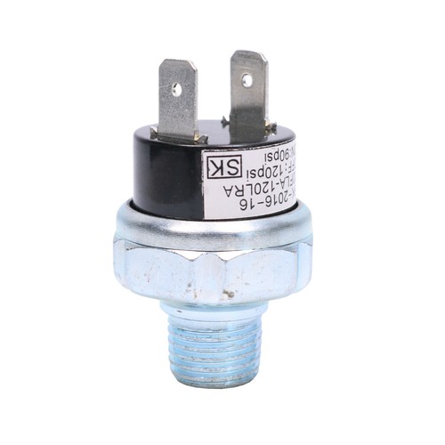 Hilo de montaje del tanque de interruptor de presión de aire 90-120PSI 1/4" NPT 12V/24V para bocina de tren - Imagen 12 de 12
