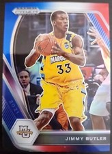 2021-22 Panini Prizm Draft Picks - Red White & Blue #66 Jimmy Butler