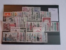 TP France oblitéré année complète 1960, n° 1230 à 1280, cote 53,00€