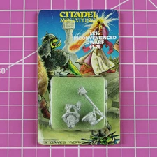 Warhammer LE13 Inconvenienced Dwarf NIB Limited Edition, Rare OOP Citadel Toilet