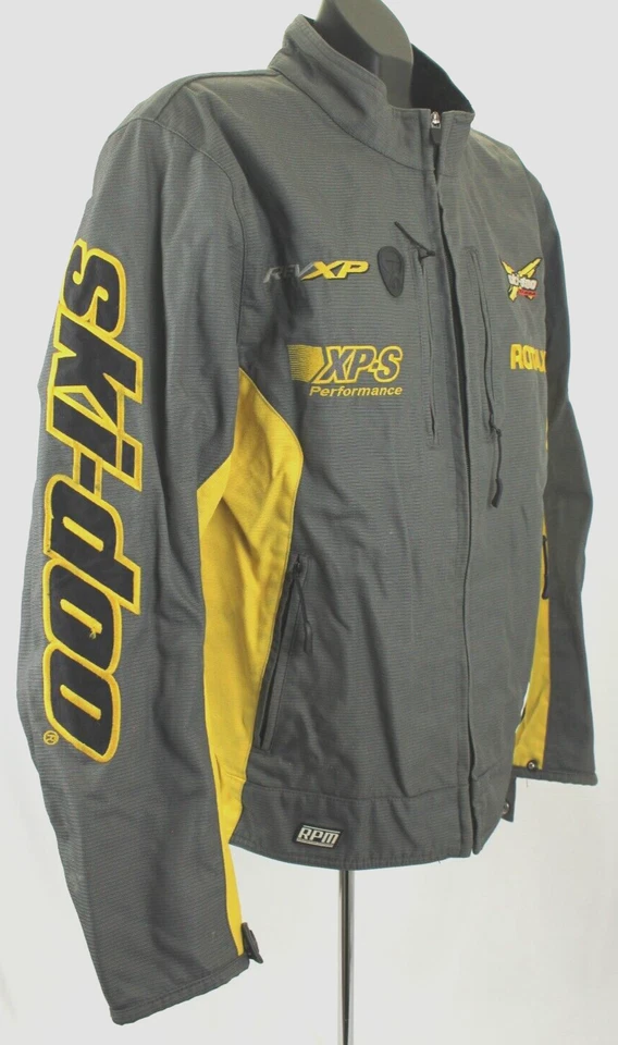 CHAQUETA DE MOTO DE NIEVE SKI-DOO BRP BOMBARDIER ROTAX XPS PERFORMANCE GRIS TALLA S ¡EN MUY BUENA CONDICIÓN! Foto 2 de 4