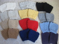 New Handmade Crocheted Boot Cuffs / Toppers