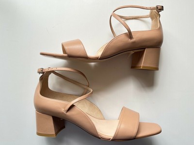 LK Bennett London DINA TRENCH 40 beige nappa leather sandals BNIB 5cm block  heel | eBay