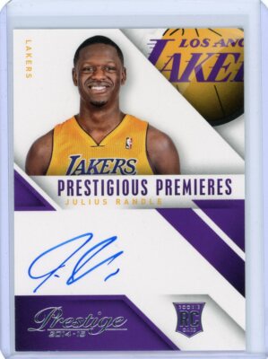 ジュリウス ランドル Panini Prizm ルーキー 直筆サイン 2014/15 Panini Prestigious Premieres Rookie Autograph #PP-JR