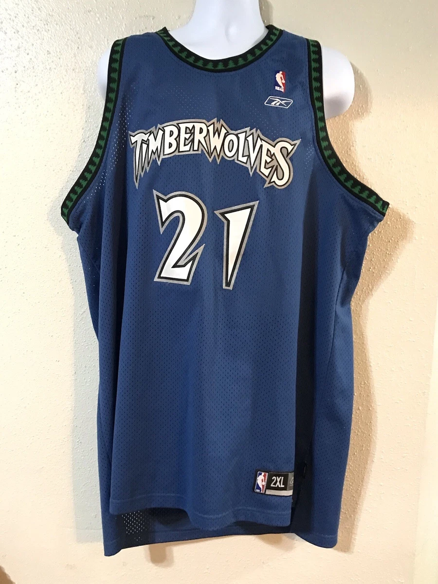 Vintage Reebok NBA Minnesota Timberwolves Kevin Garnett Basketball