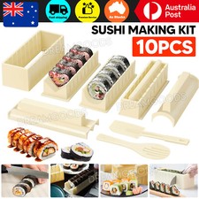DIY Sushi Maker Making Kit Rice Roller Mold Set Beginners Homemade Kitchen