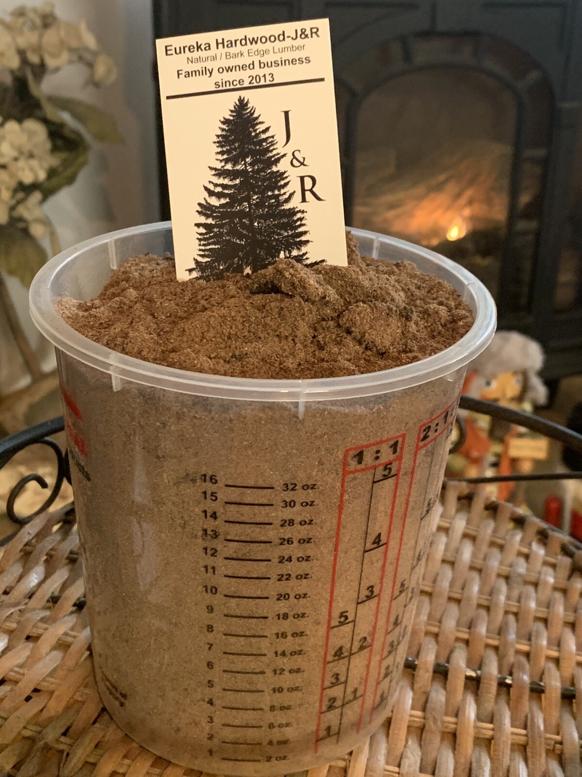 Pure Black Walnut FINE SAWDUST 3 Quarts / SEE DESCRIPTION / Deep Rich