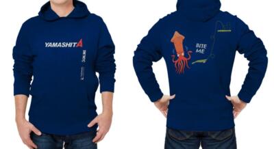 Felpa sportiva cappuccio uomo donna 3XL da pesca eging tataki