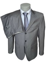 Confitalia Men's Dress, Size 46 DROP 6 Medium Grey Solid Color, 70 Discount.