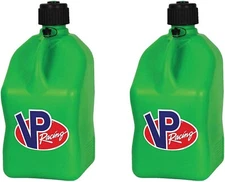 VP Racing Fuels 3562 Motorsport 5 Gallon Square Plastic Utility Jug Green 2 Jug