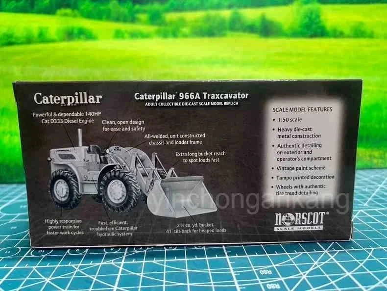 Norscot 55232 1:50 Die Cast Caterpillar 966A Traxcavator/ Wheel loader - Image 3 of 4