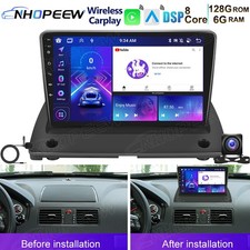 8Kern 6+128GB Android 15 Autoradio GPS Navi RDS Carplay Für Volvo XC90 2004-2014