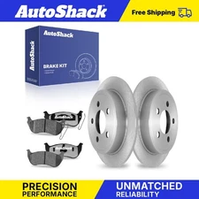 Rear Brake Rotors Ceramic Pads for Jeep TJ Wrangler 2003-2007 Liberty 3.7L