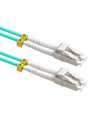 Fiber Patch Cable 10G Gigabit Optical LC to LC Multimode OM3 Duplex 50/125