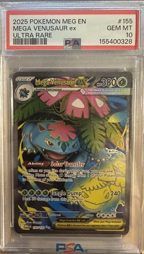 Mega Venusaur ex graded PSA 10 for sale on eBay