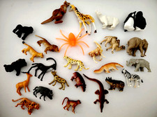 Wilde Tiere klein ca. 3-5 cm Set 25 Figuren Konvolut Safari Wald Spielend Lernen