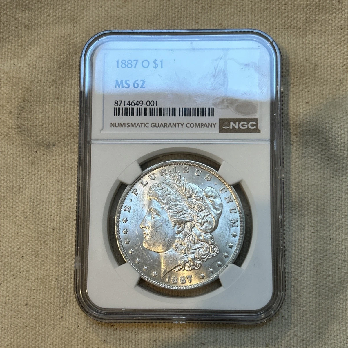 アメリカ　モルガンダラー銀貨1887 MS-62 PCGS アメリカ モルガンダラー銀貨1887 MS-62 PCGS - メルカリ