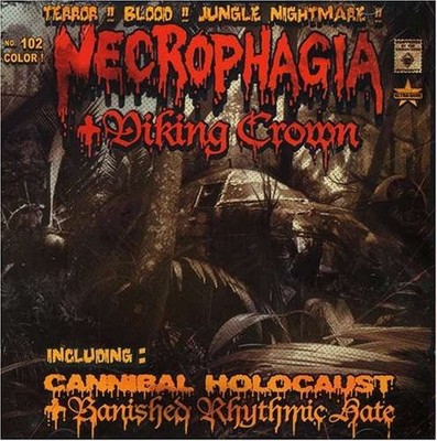 NECROPHAGIA VIKING CROWN - Draped In Treachery - 2 CD - **NEW/STILL SEALED**
