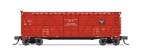 Coche de madera Broadway Limited 8465 N CBQ 40' con sonidos de oveja #52675 | Zustand: New