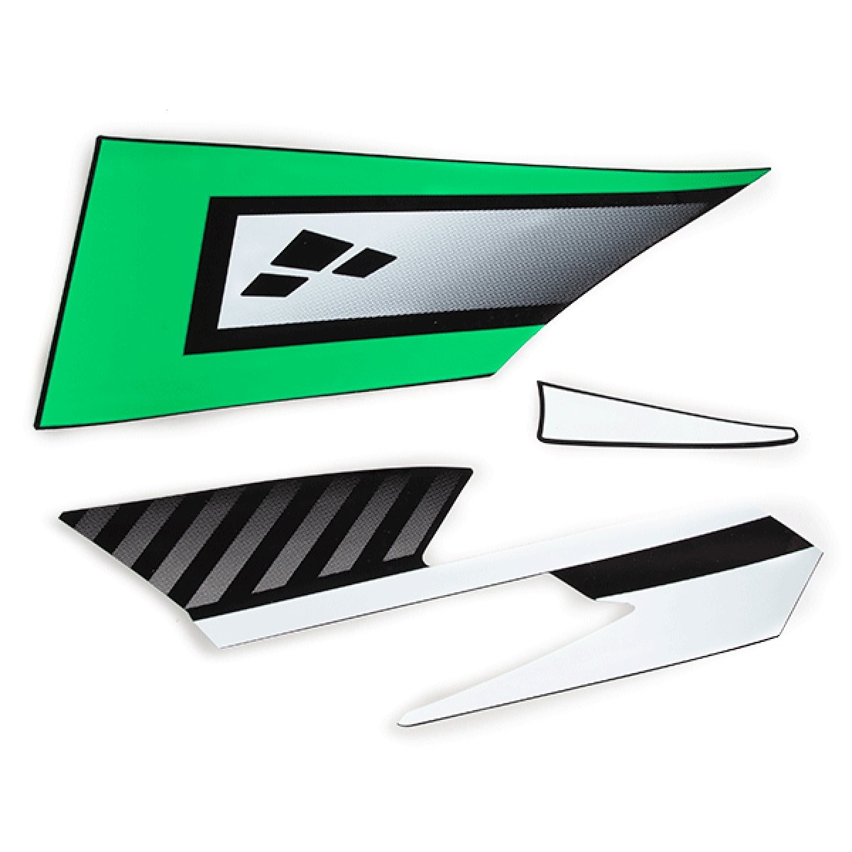 Right Tank Panel Sticker Green/Black for XFLM125GY-2B, XFLM125GY-2B-E4 STCKR065