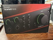 Focusrite Scarlett 16i16 4th Gen 16-In 16-Out...