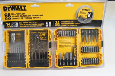 #ad Dewalt 68 PC Drill Drive Set $50.00