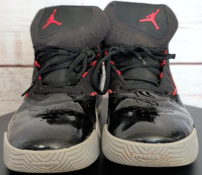 Size 9 - Air Jordan Stay Loyal Bred-Glossy Toe, Red Jumpman, Men s Athletic Shoe
