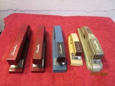 Lot of 5 Vintage Swingline Staplers Red Blue ...