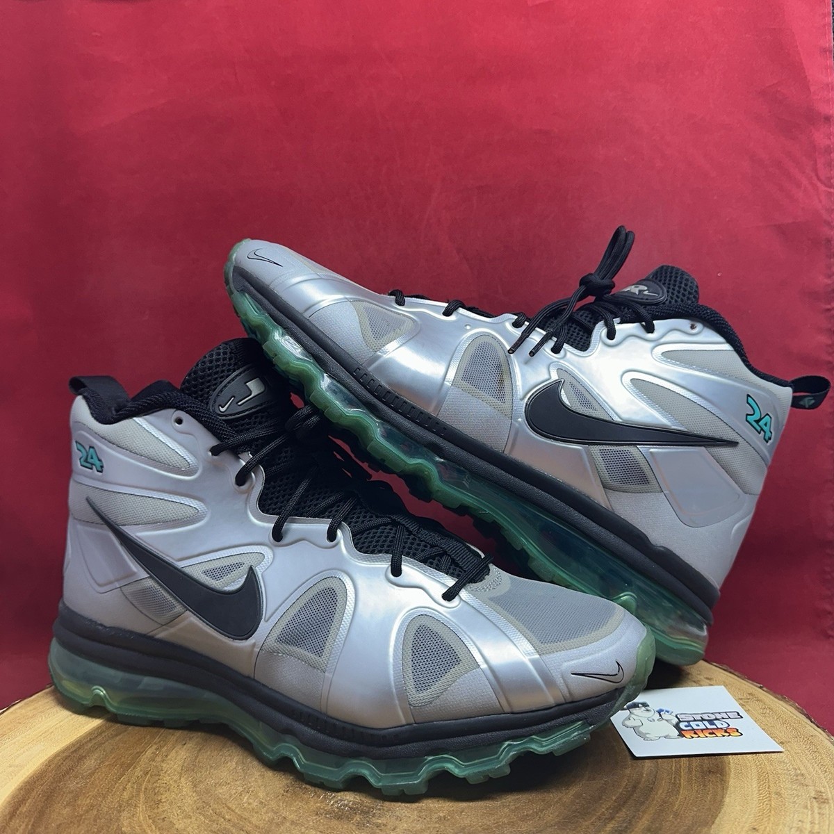 Nike Air Max Griffey Fury Fuse Metallic Silver/Black-NW Green Size