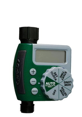 Orbit 62061Z 1 Outlet Dig. Hose Timer, 1-Valve Green