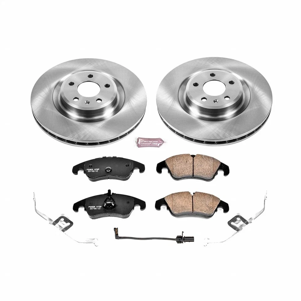 Kit de freio Power Stop para Audi A5/Q5 2009 2010 2011 dianteiro e traseiro - Autospecialty - Imagem 2 de 4