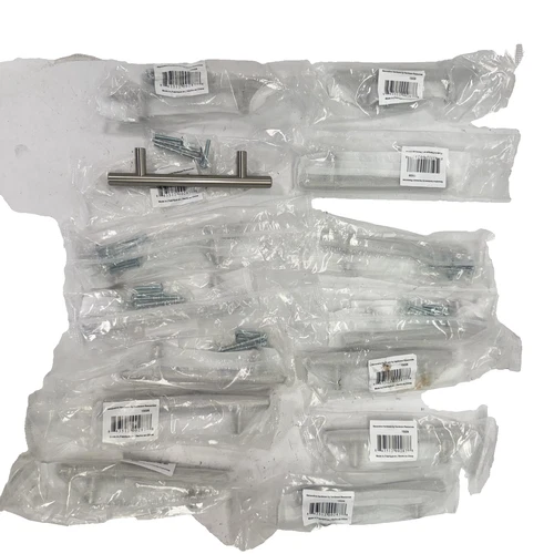 Hardware Resources 156SN Cabinet Drawer Pulls Set of 14 Modern Handles Drawer - Picture 1 of 8