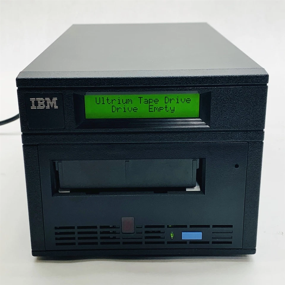IBM 3580 L11 Ultrium LTO-1 External SCSI LVD 100/200GB Tape Drive PN: 35L1220 - Image 2 of 4