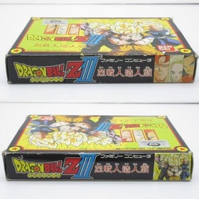 Dragon Ball Z3 ZⅢ W/Box Instructions Famicom FC Cartridge Tested