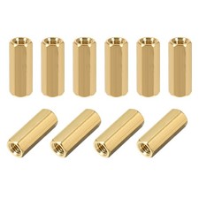 M5 x 20 mm Female to Female Hex Brass Spacer Standoff 10pcs