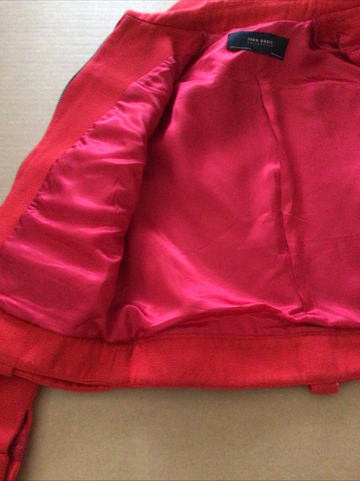 Zara Women’s Red  Basic Collection Jacket. Size X… - image 15