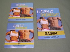 Flat Belly Overnight, 2 DVD's and Manual with Recipes, Etc.