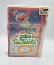 Educational Sesame Street My First ABCs Deluxe Activity Cards Sealed 2005