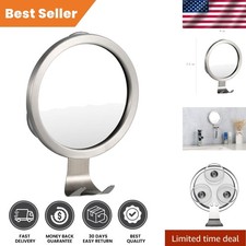 Fogless Shower Mirror with Suction Cups and Razor Holder for Effortless Shaving