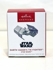 2025 Hallmark Keepsake Ornament DARTH VADER S TIE FIGHTER Star Wars Mini New
