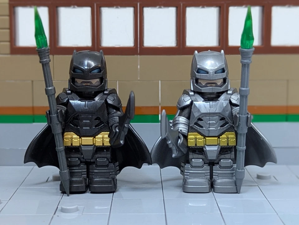 Personalizado Ladrillo Batman en Batman vs Superman Traje Figura Alto Detalle Foto 2 de 3